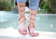 Greek leather sandals