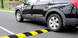 Speed bumps for driveways