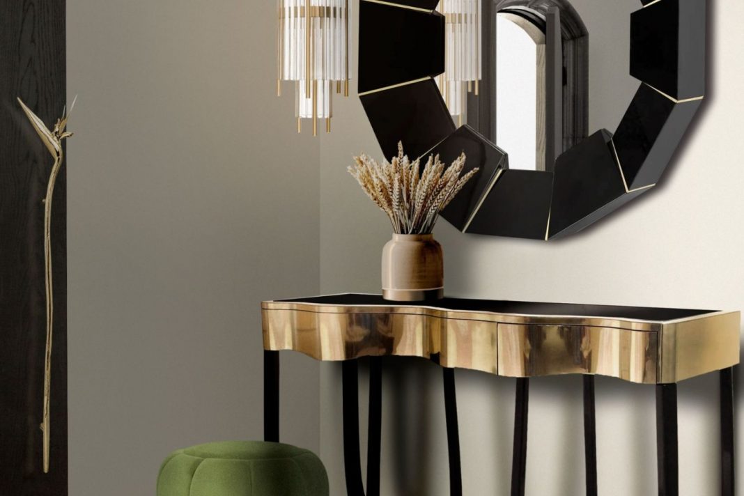 modern console table