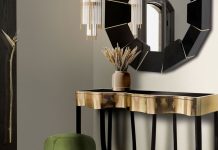 modern console table